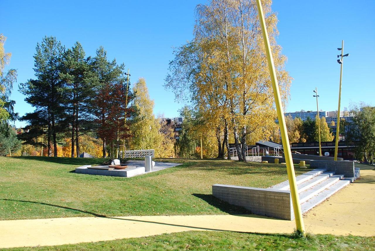 Vestre Haugen House Sentralt Oslo Gratis Privat Parkeringヴィラ エクステリア 写真